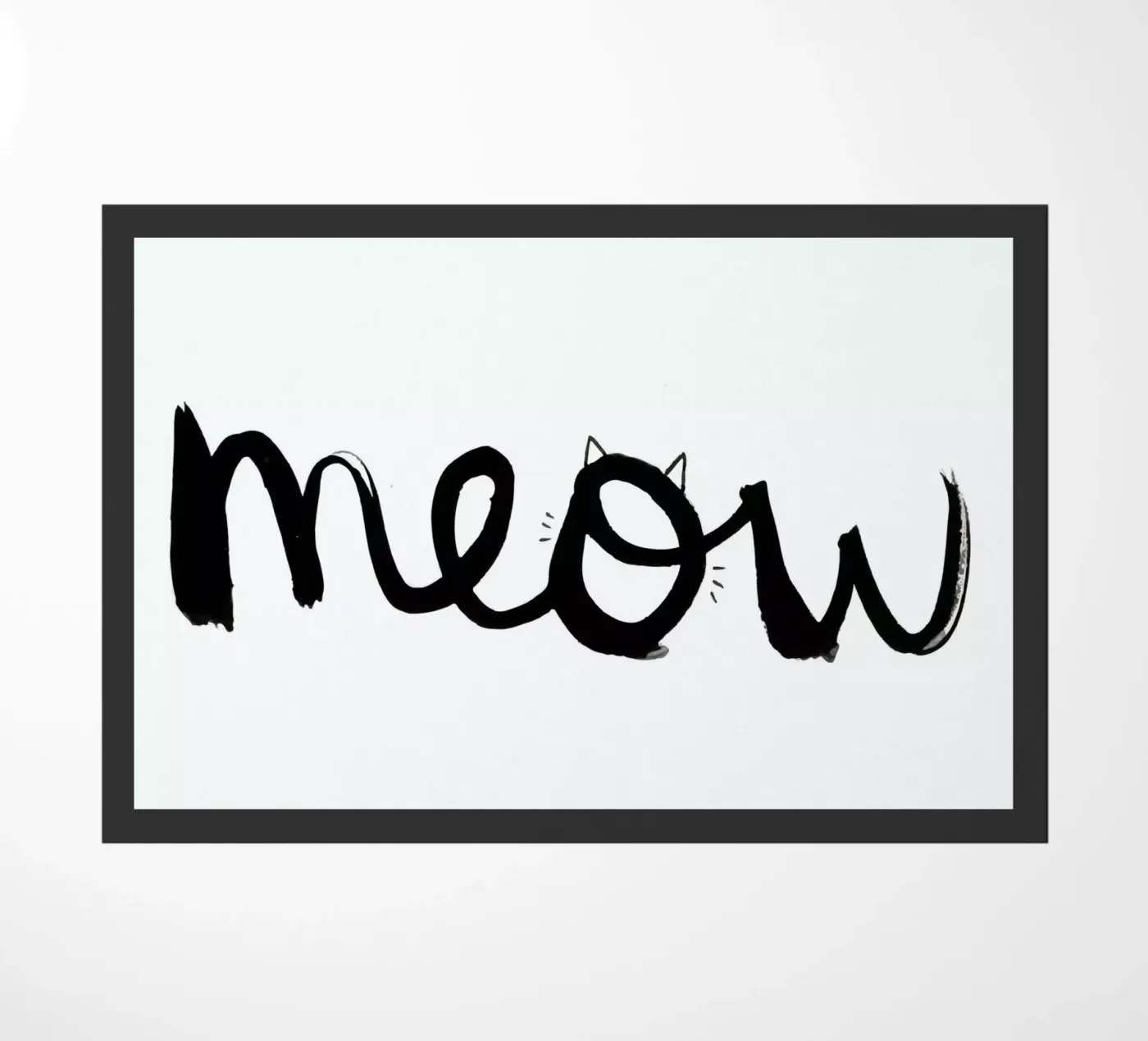 Meow Fußmatte von Dead Language