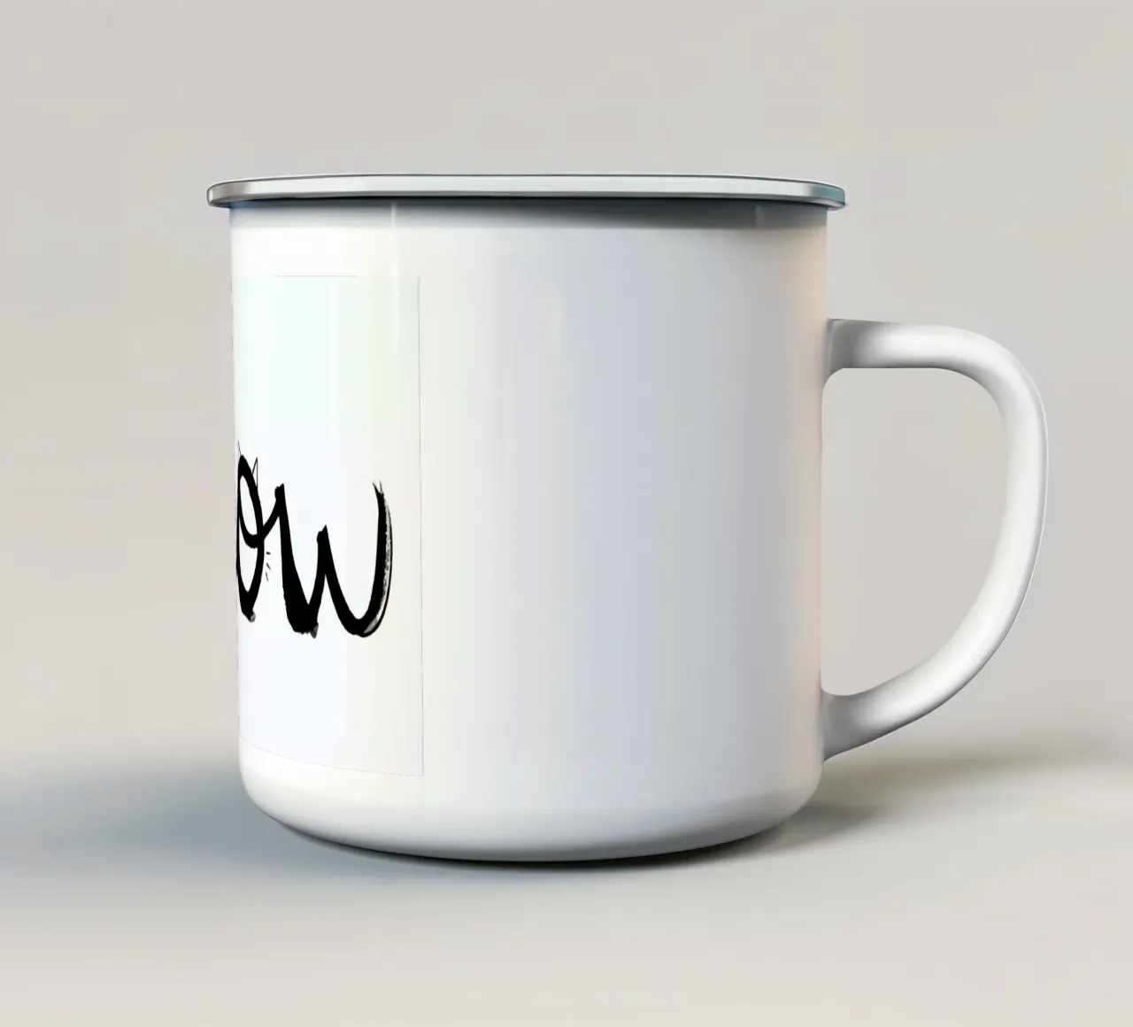 Meow tazza in smalto da Dead Language