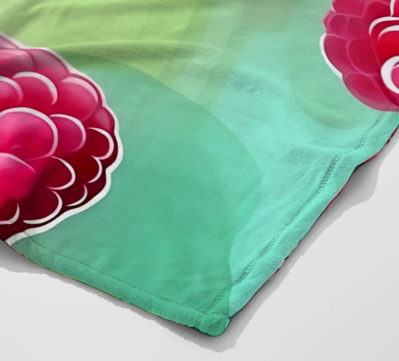 Lamponi_stile_A_2 coperta in pile da Pink- und LoveArt by LK