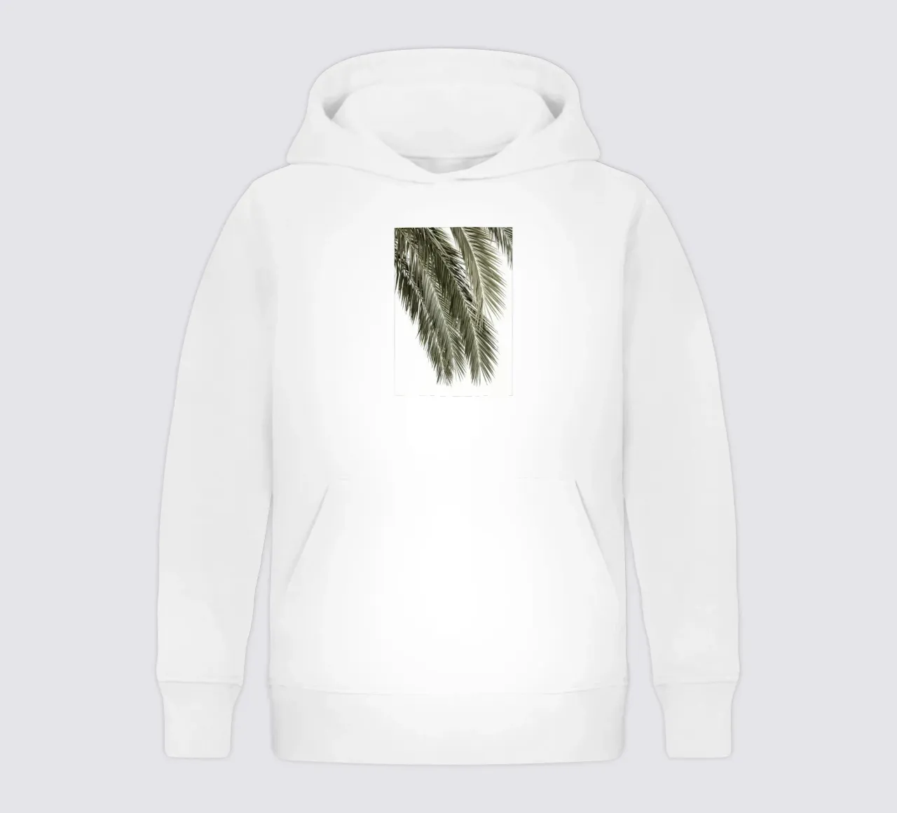 Palm Tree Leaves kids hoodie by Matthew Katz
