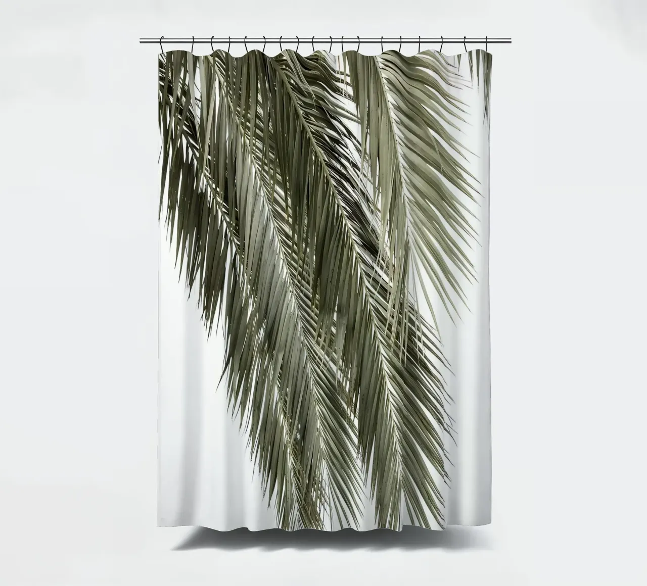 Palmblätter Duschvorhang von Matthew Katz