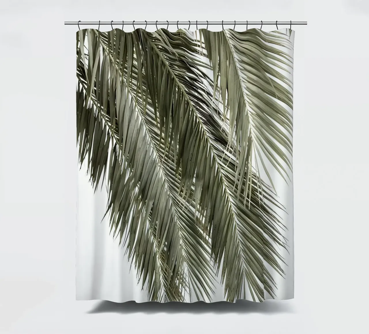 Palmblätter Duschvorhang von Matthew Katz