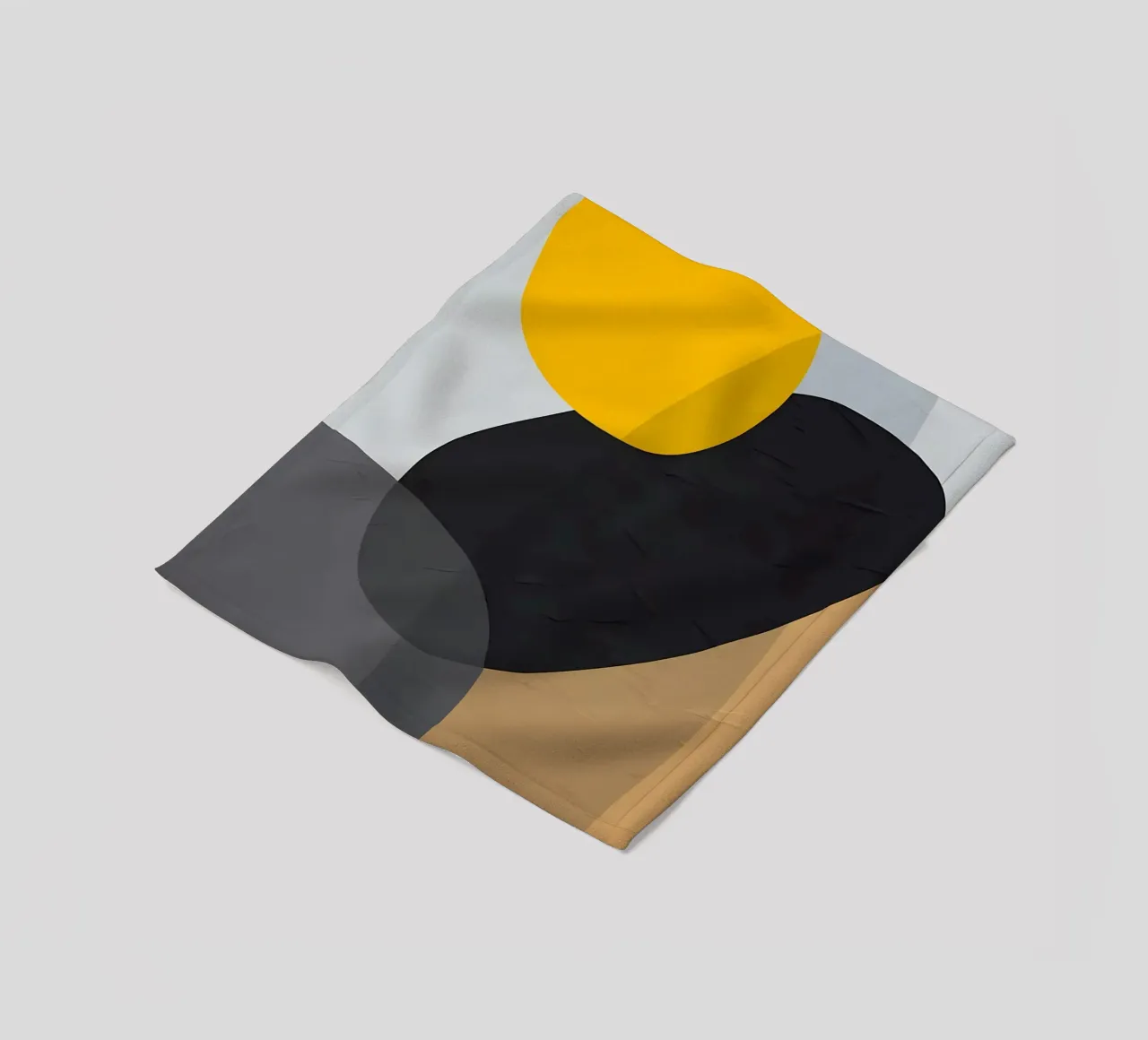 ORGANISCH ABSTRACT 126 fleecedeken van Aiden Garcia