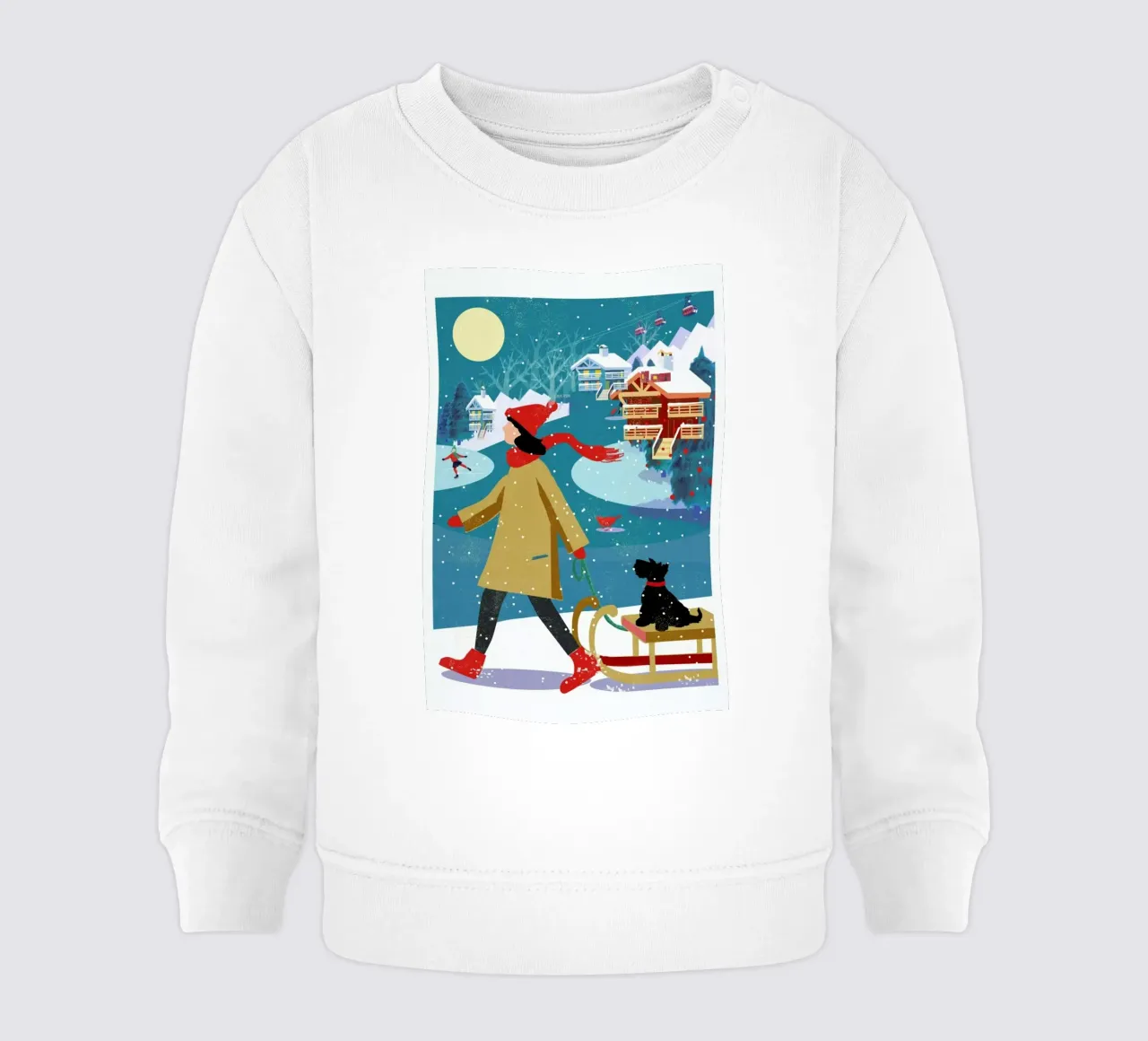 Winter Walk felpa neonato da Rocket68