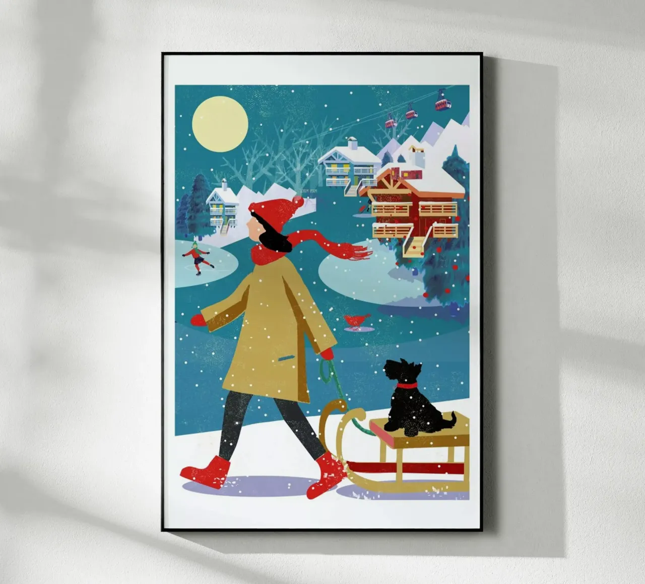 Winter Walk Acryl-Glas von Rocket68