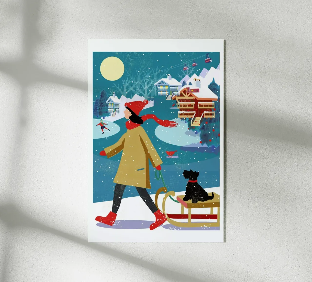 Winter Walk Acryl-Glas von Rocket68