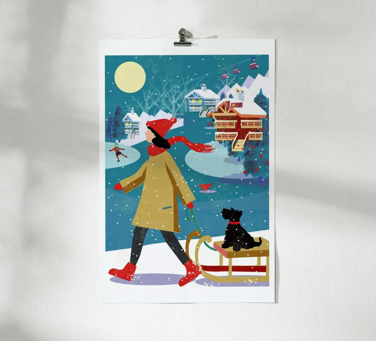 Winter Walk Poster von Rocket68
