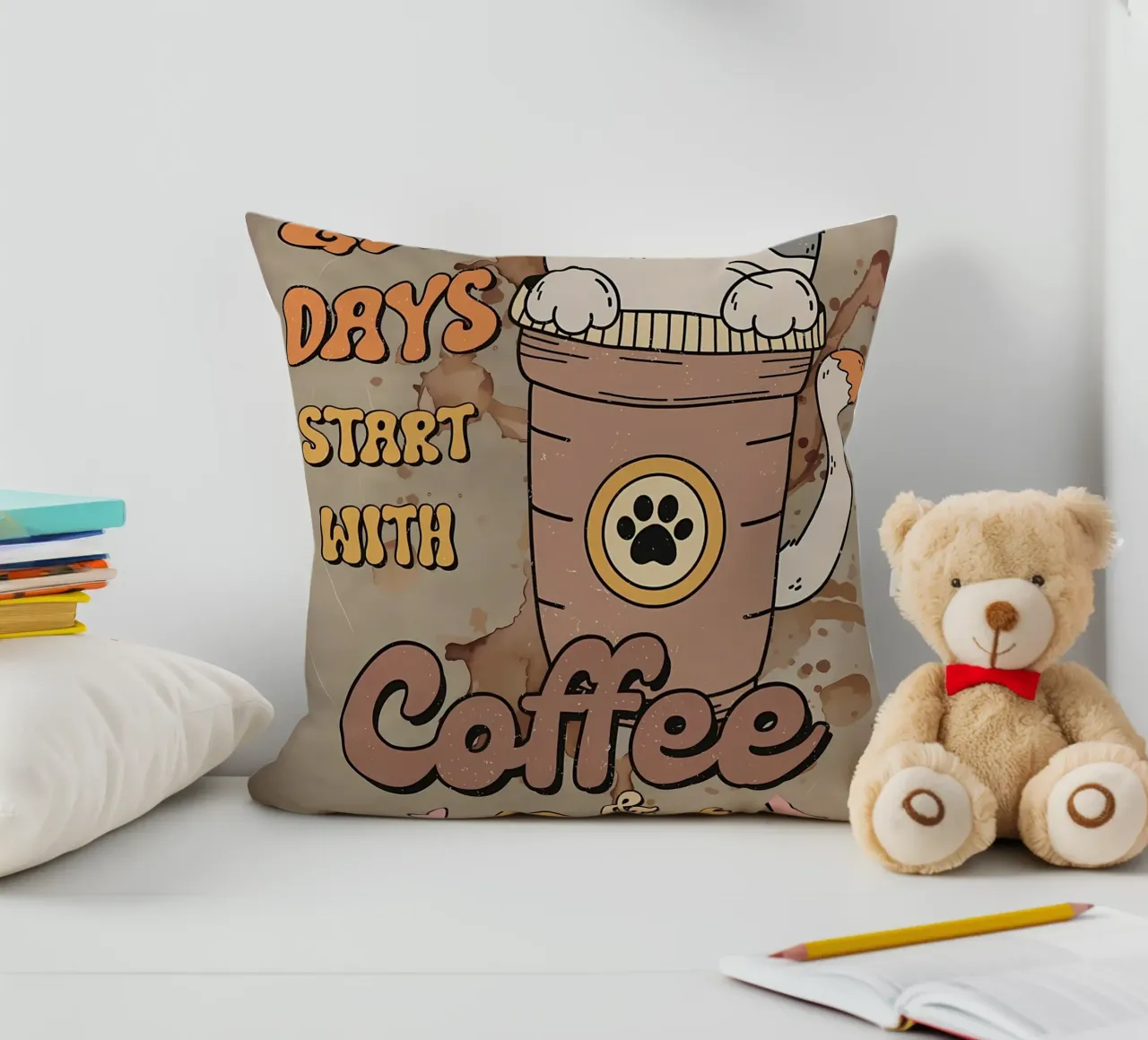 Caffè e gatti cuscino da Bartosz Powalka