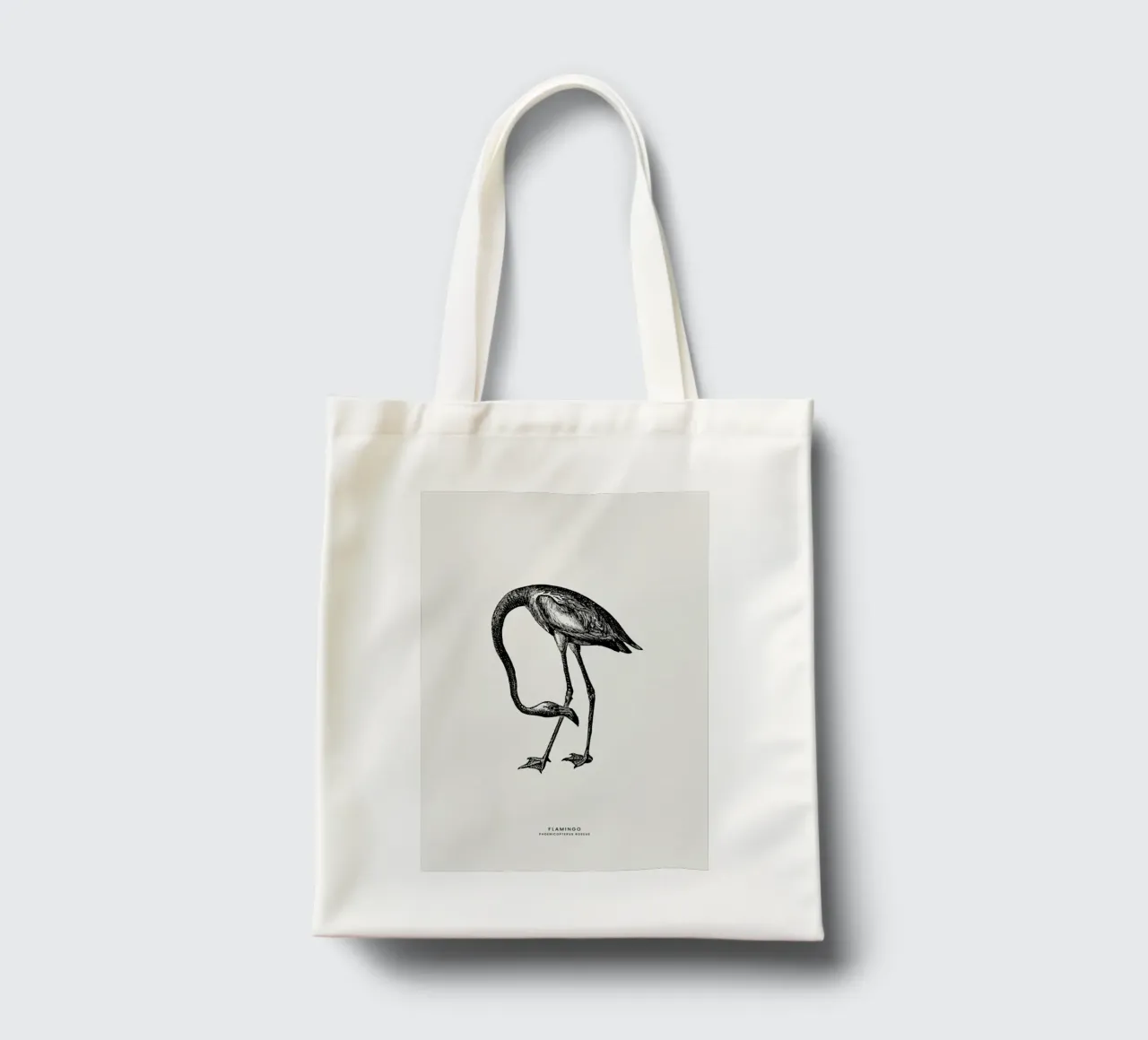 Flamingo borsa in juta da Flora & Fauna