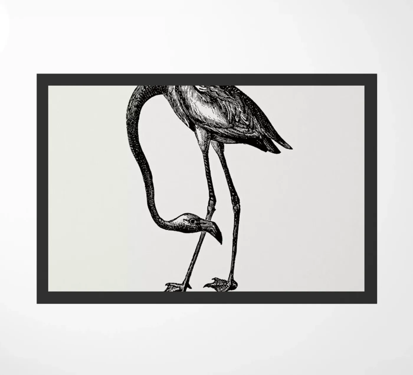 Flamingo doormat by Flora & Fauna