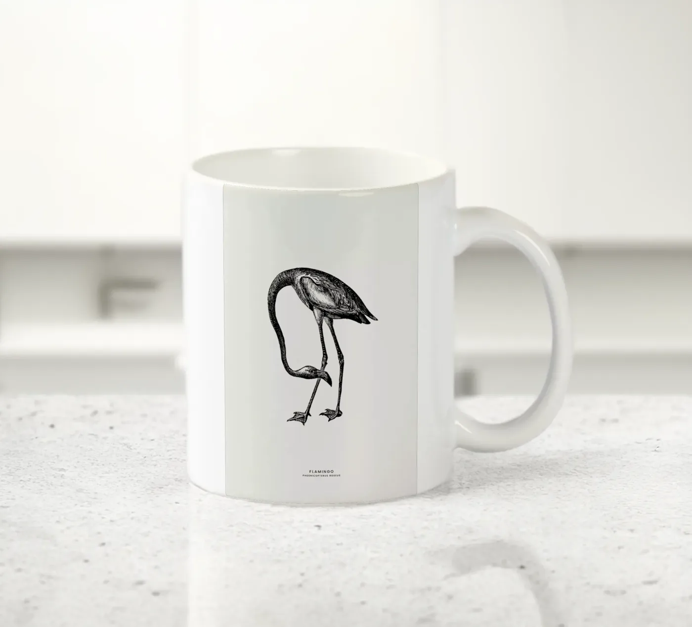 Flamingo ceramic mug by Flora & Fauna