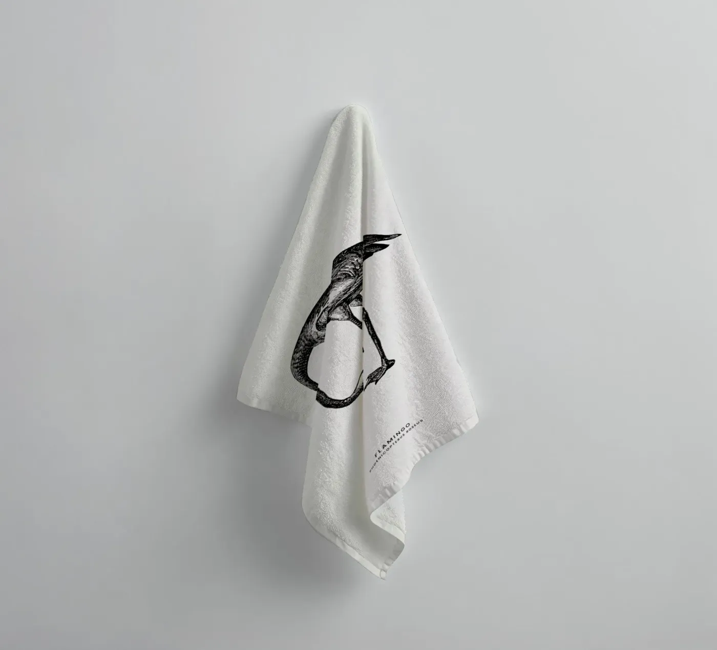 Flamingo badhanddoek van Flora & Fauna