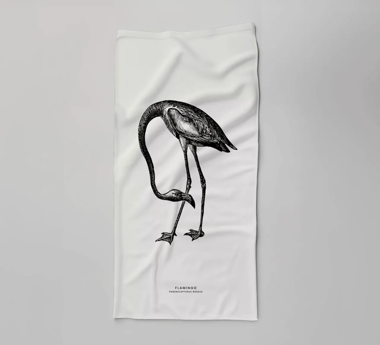 Flamingo asciugamano da bagno da Flora & Fauna