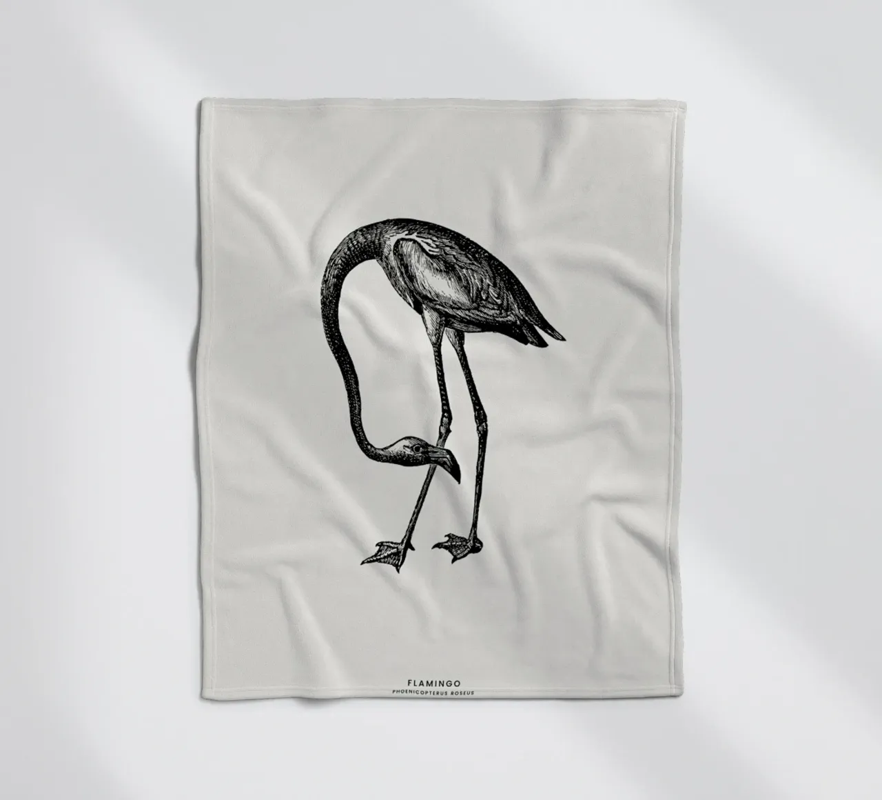Flamingo coperta in pile da Flora & Fauna