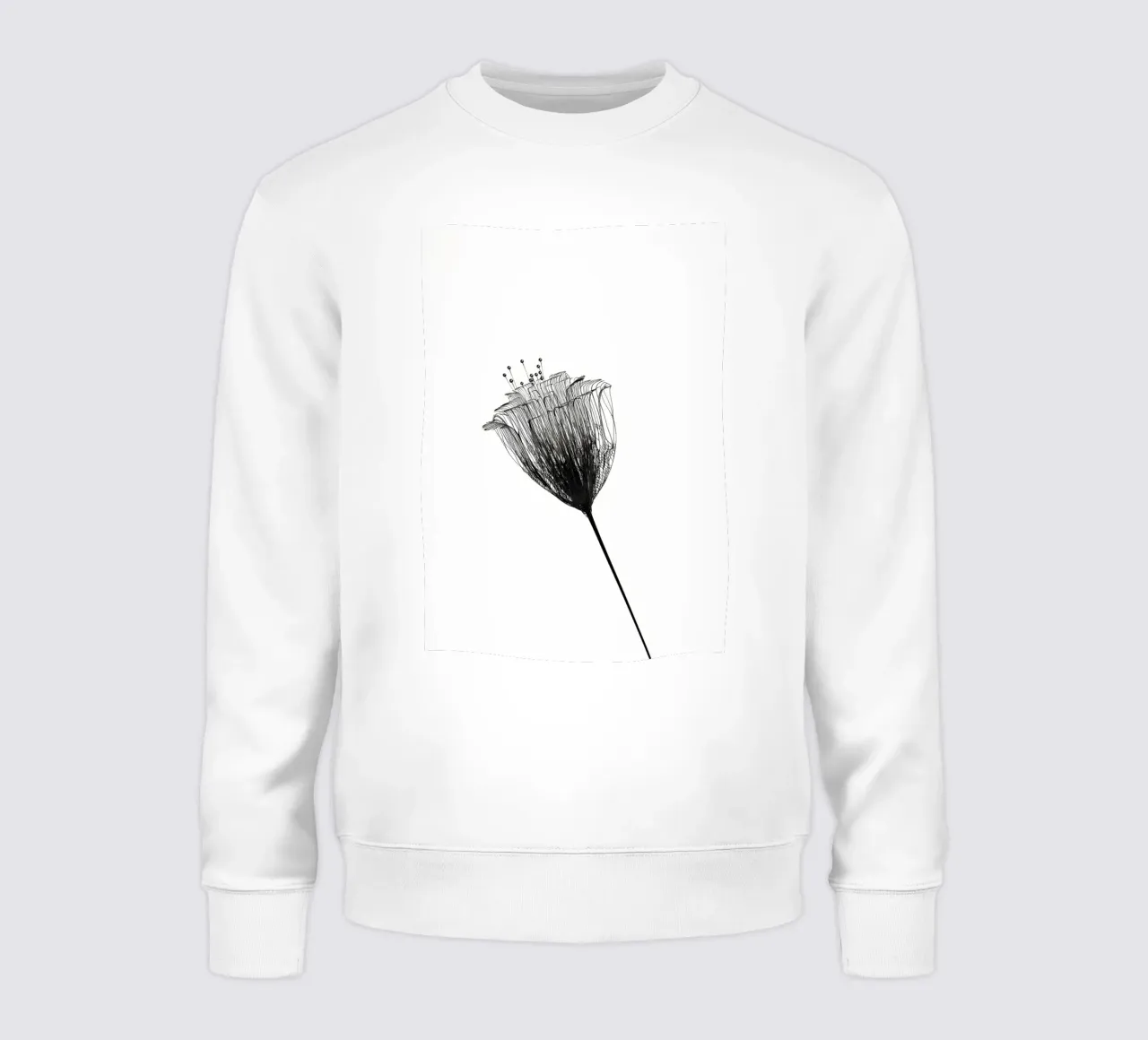 Fiori minimalisti felpa da Nicholas Campbell