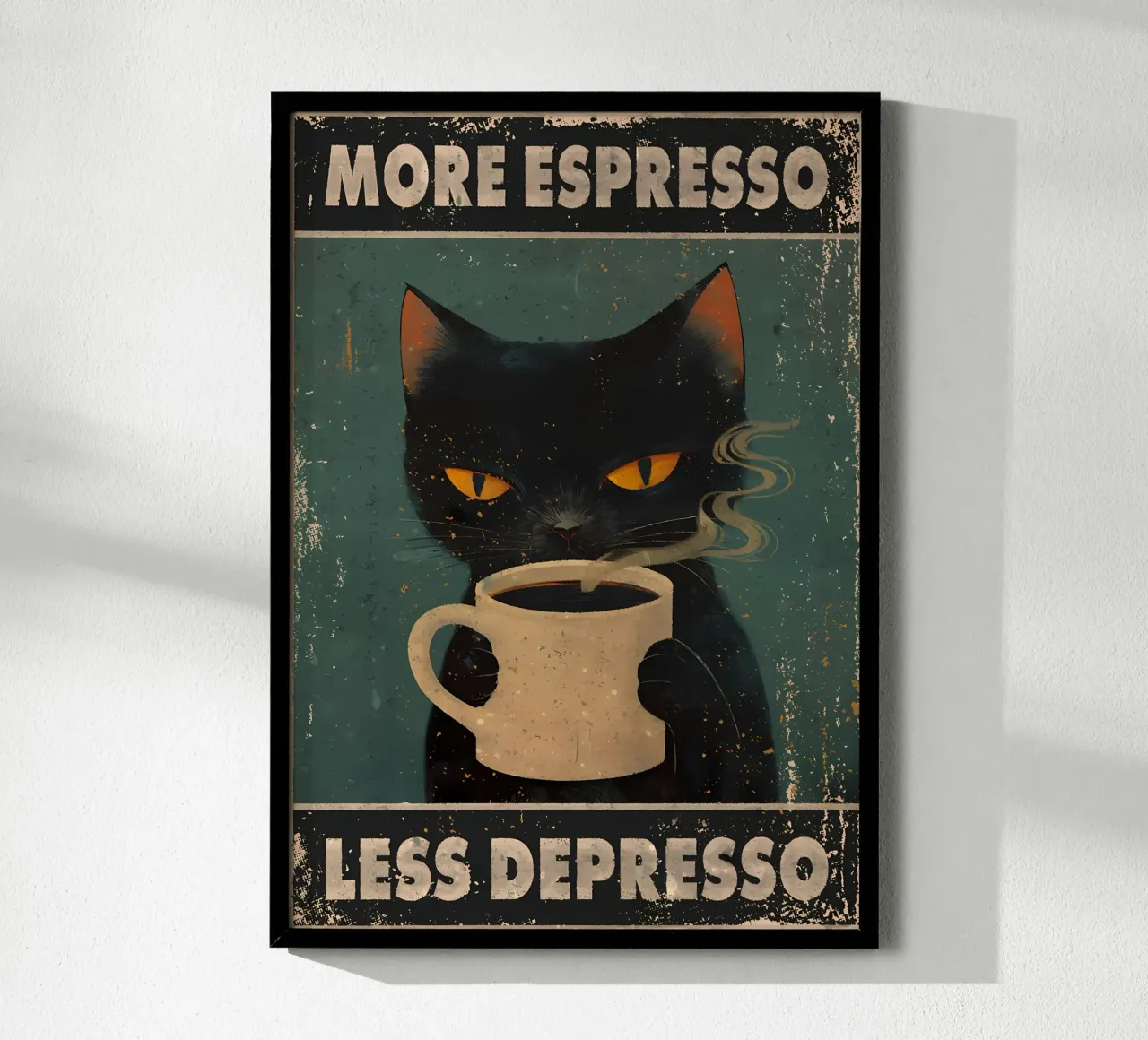 More Espresso, Less Depresso carta hahnemühle da Bartosz Powalka