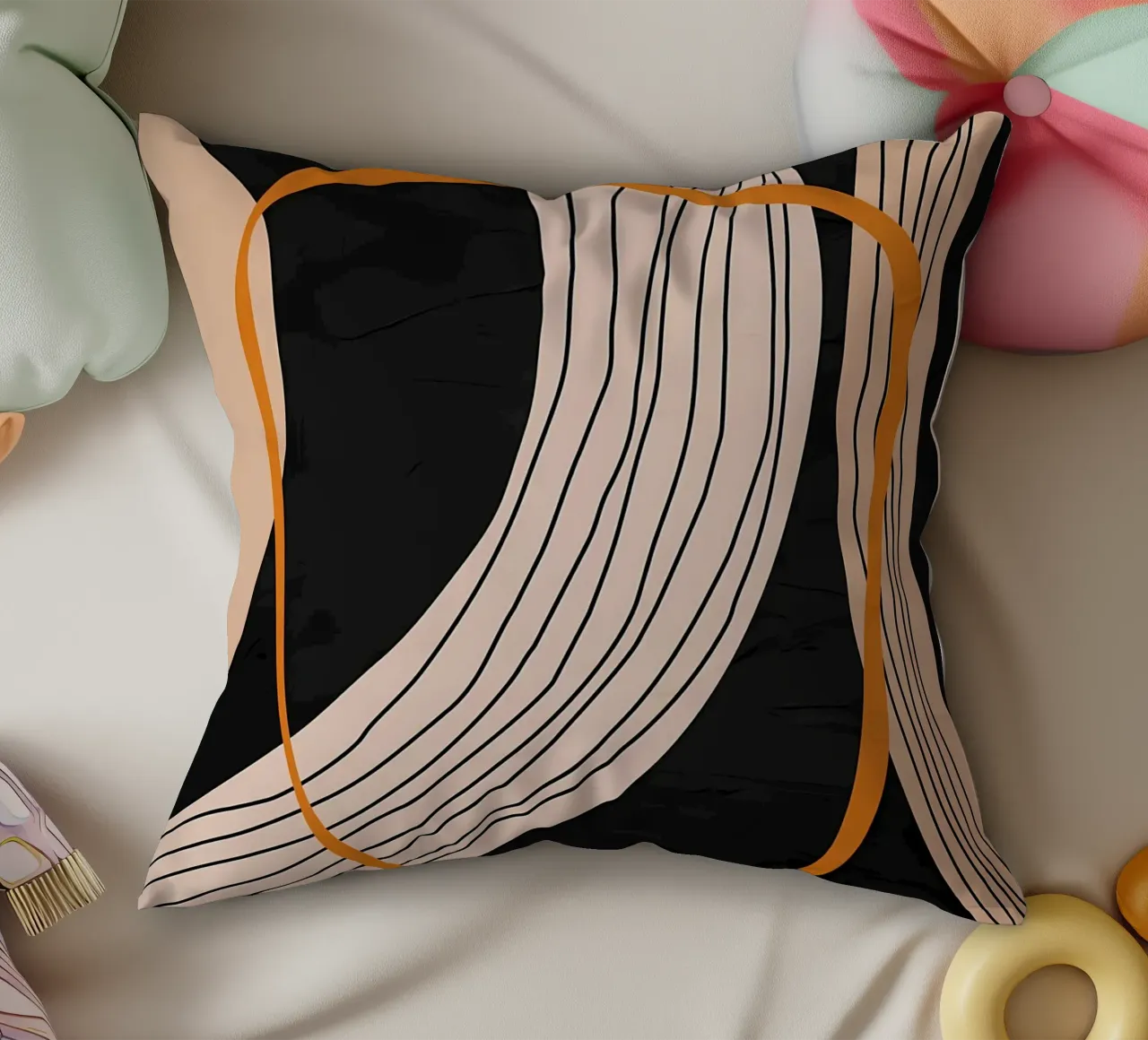 FORME GEOMETRICHE ASTRATTE cuscino da Aiden Garcia