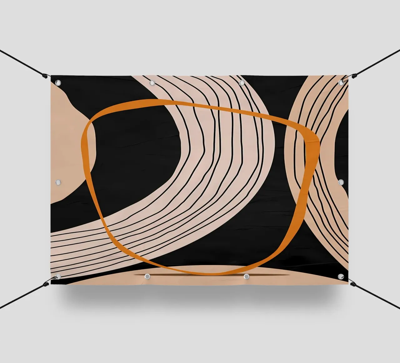 FORME GEOMETRICHE ASTRATTE telo in pvc da Aiden Garcia