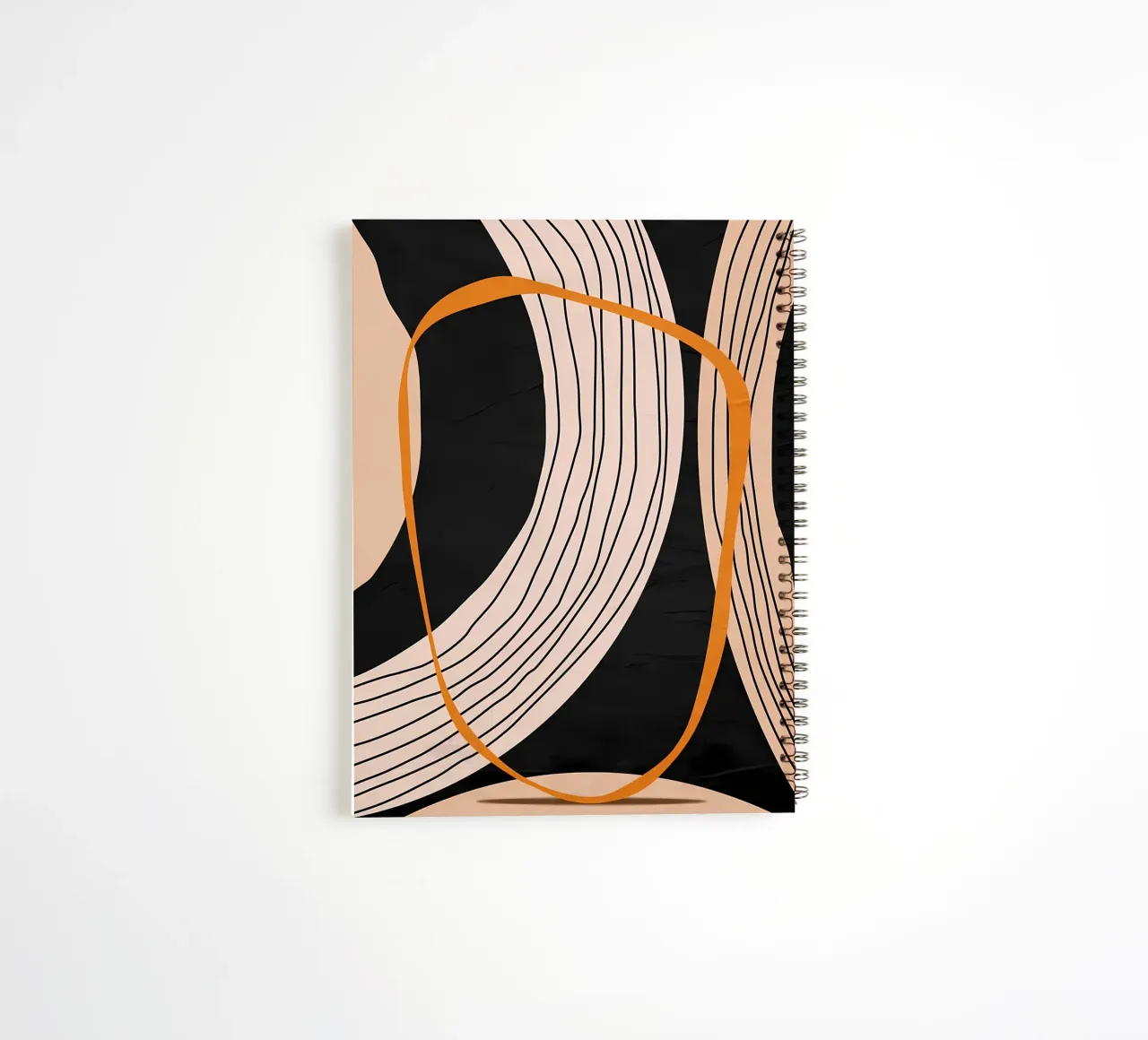 GEOMETRIC ABSTRACT SHAPES spiral notebook by Aiden Garcia