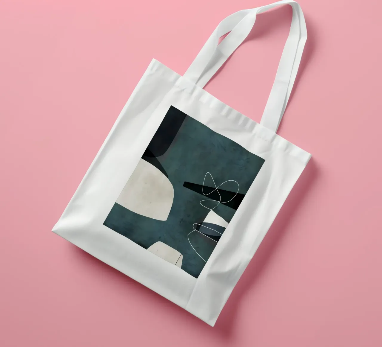 Arte minimale 147 borsa in juta da Aiden Garcia
