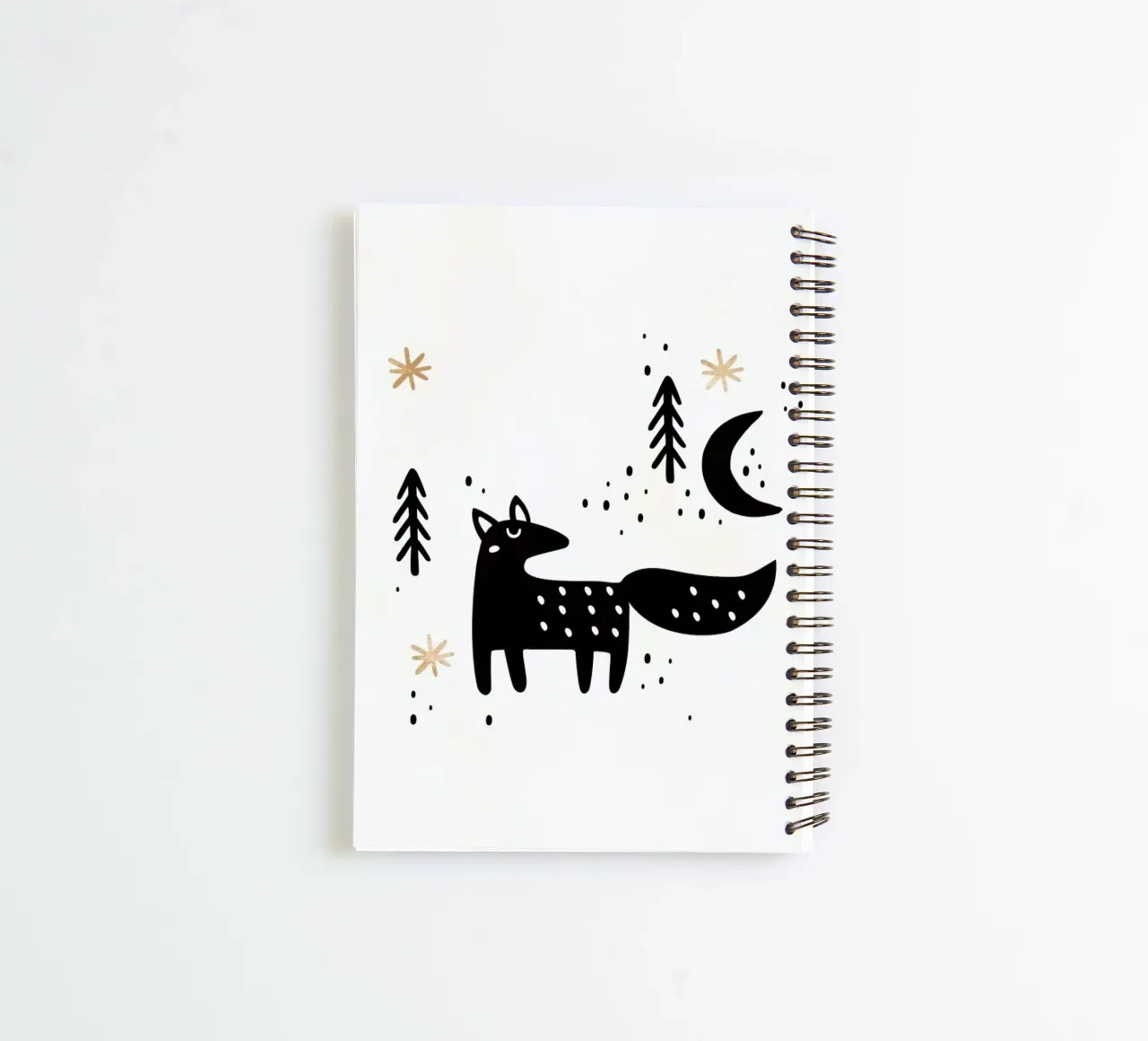 Little Winter Fox diario ad anelli da Kubistika