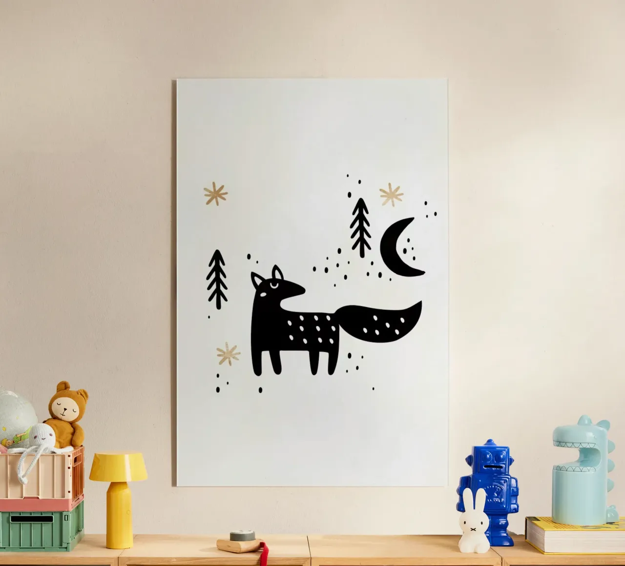 Little Winter Fox plexiglass da Kubistika