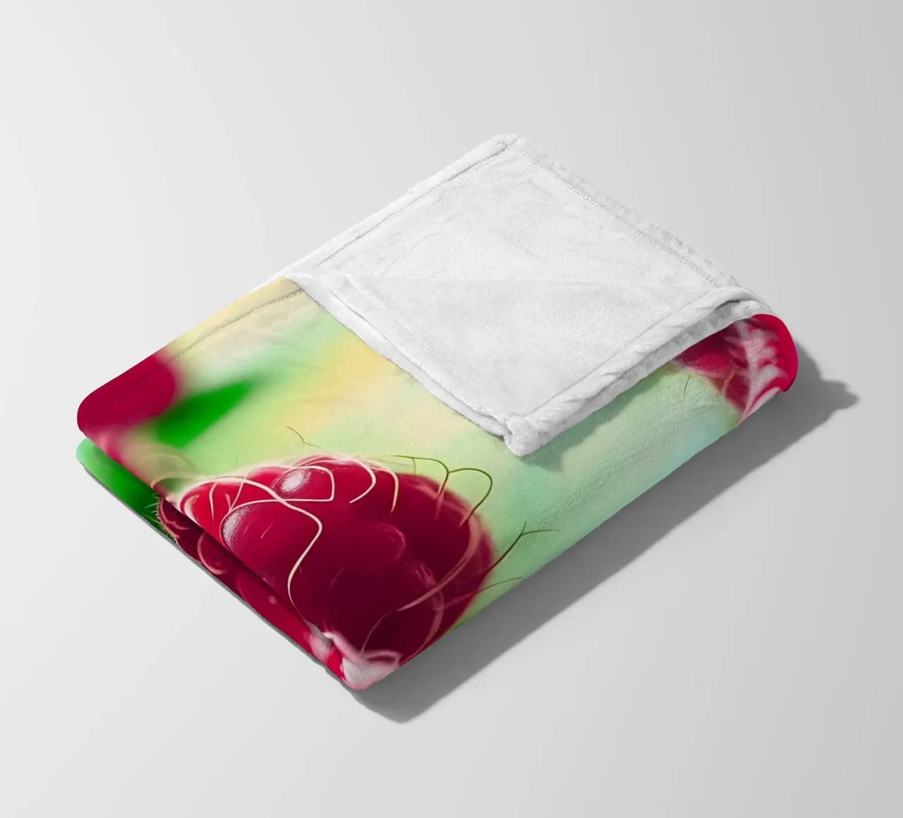 Lamponi_stile_A_3 coperta in pile da Pink- und LoveArt by LK