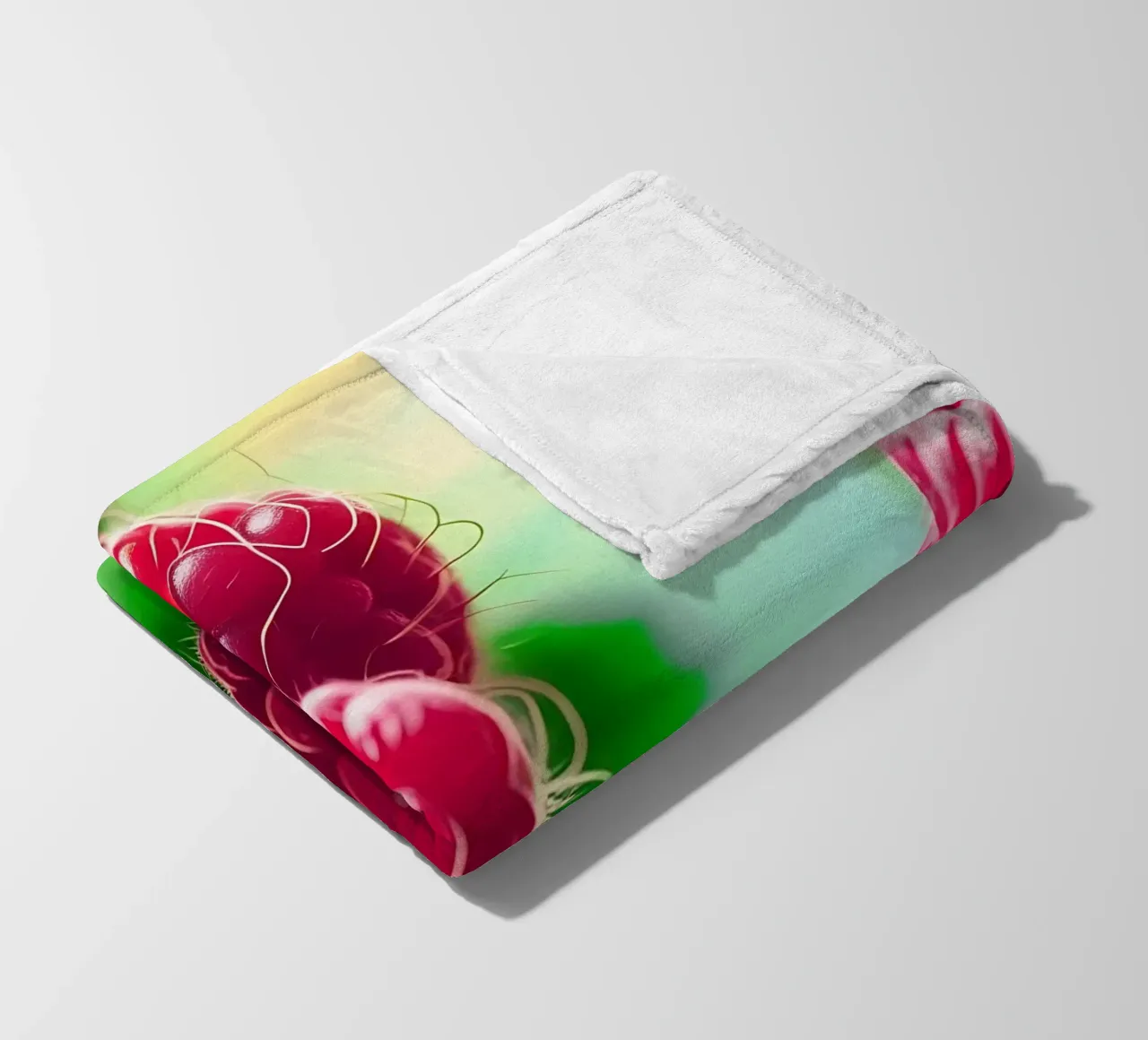 Lamponi_stile_A_3 coperta in pile da Pink- und LoveArt by LK