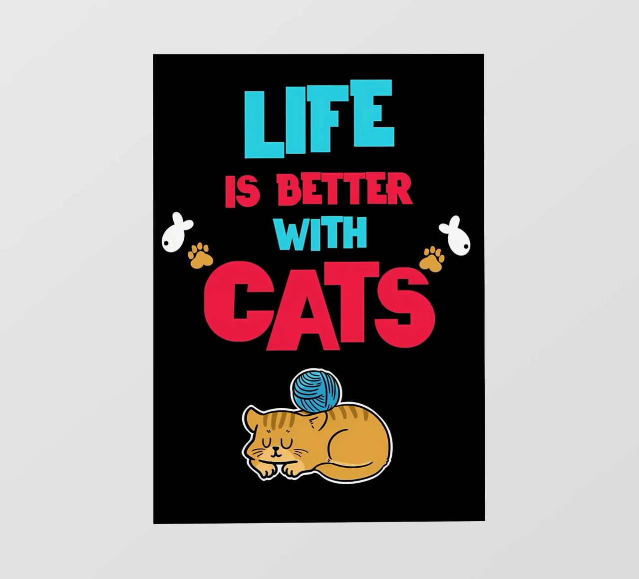 Vivere meglio con i gatti Gatto telo in pvc da Bartosz Powalka