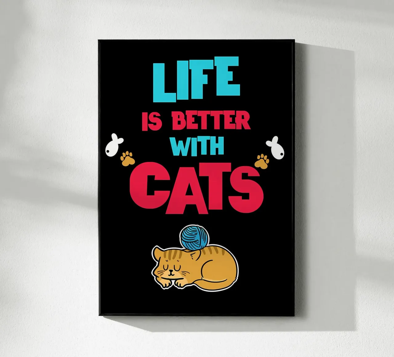 Vivere meglio con i gatti Gatto plexiglass da Bartosz Powalka