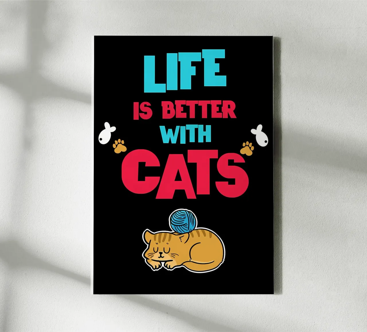 Mieux vivre avec les chats Chat toile de Bartosz Powalka