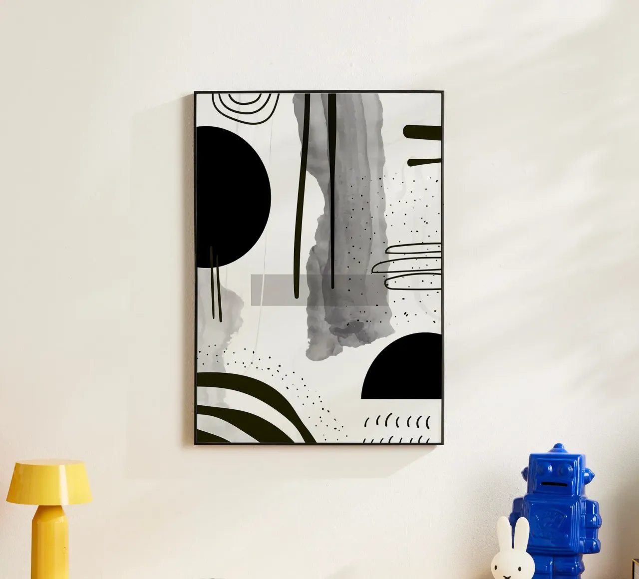 Abstract Watercolor 024 alu-dibond by Aiden Garcia