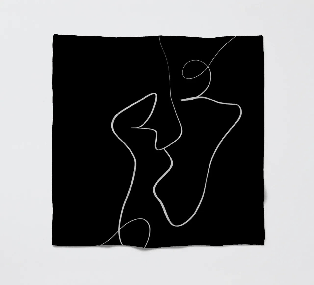 Connected fleecedeken van Graphite