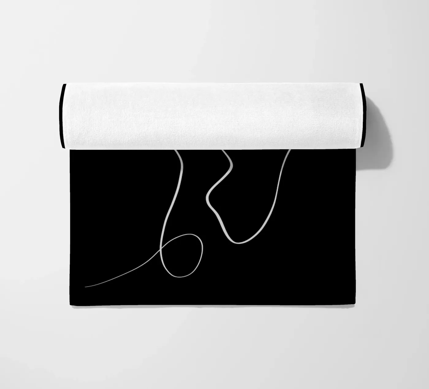 Connected Strandtuch von Graphite