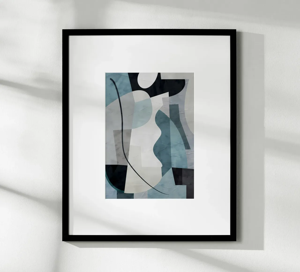 ASTRATTO GEOMETRICO 247A poster con telaio in plastica da Aiden Garcia