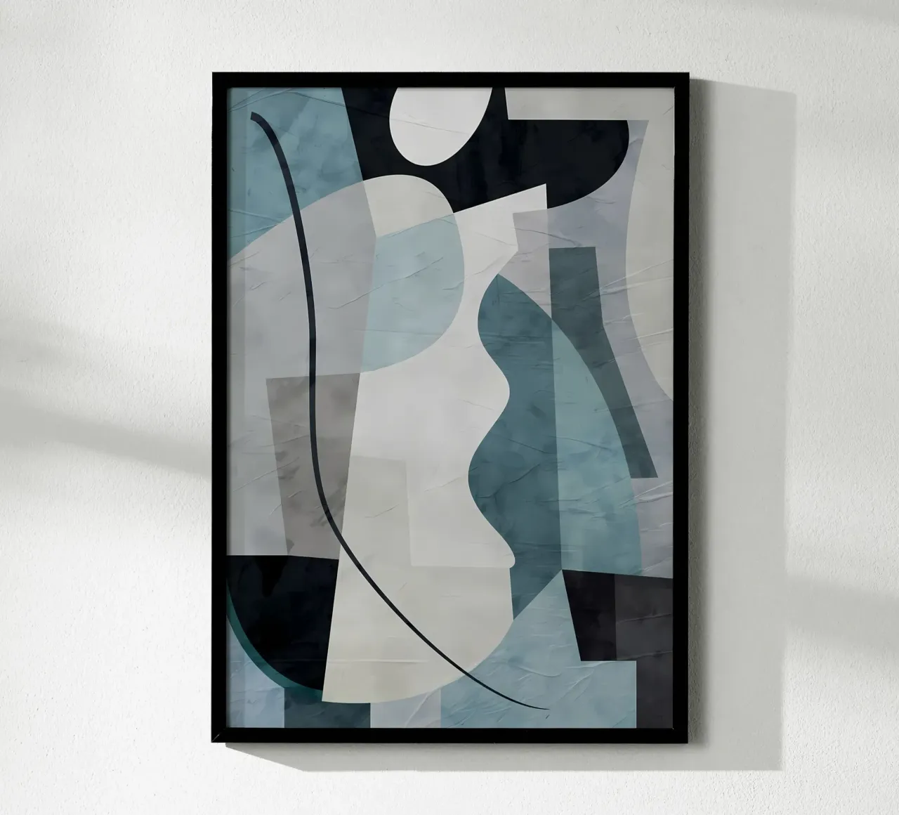 ASTRATTO GEOMETRICO 247A poster con telaio in plastica da Aiden Garcia