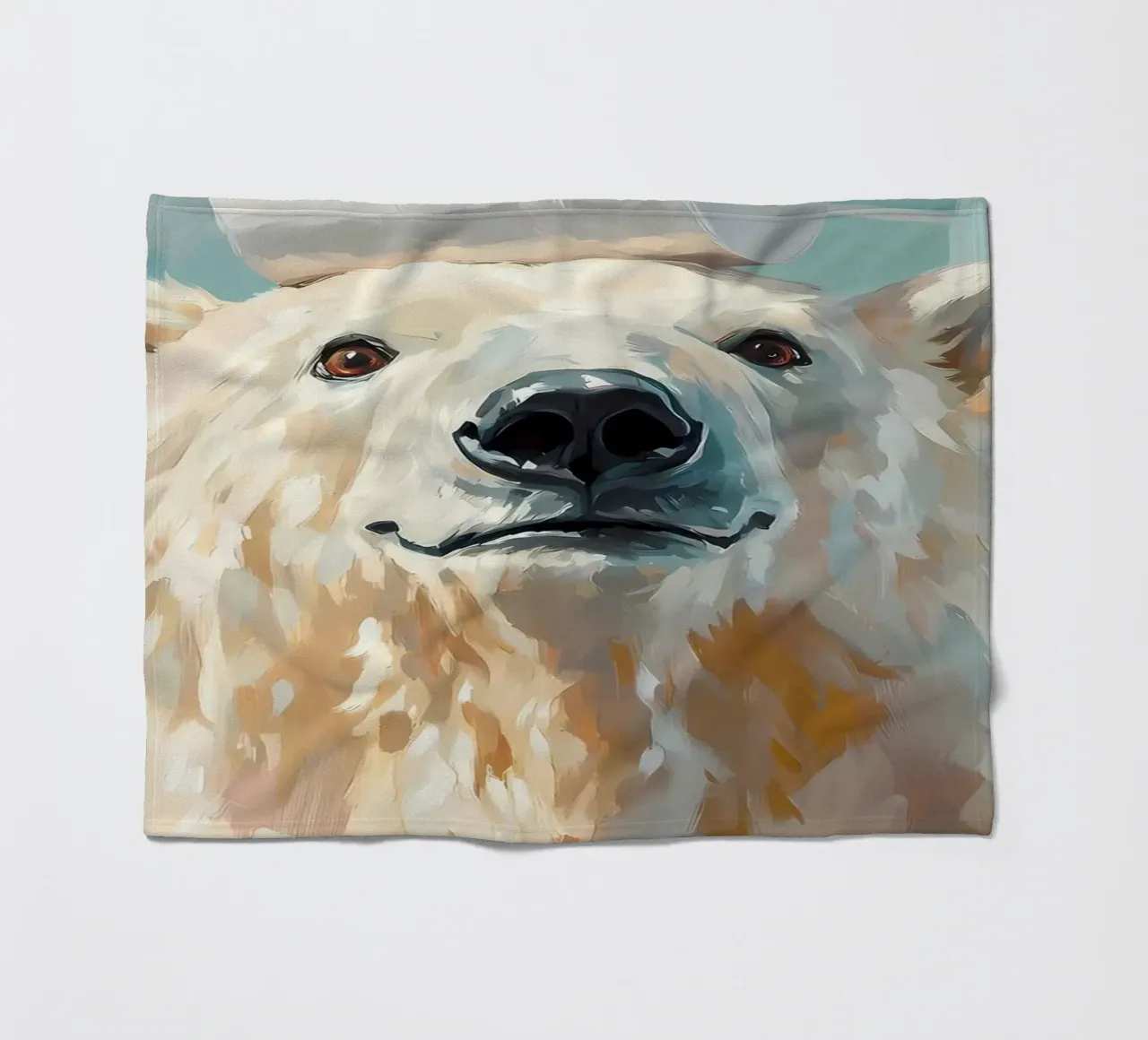 Orso polare con carta igienica coperta in pile da Adrian Patel