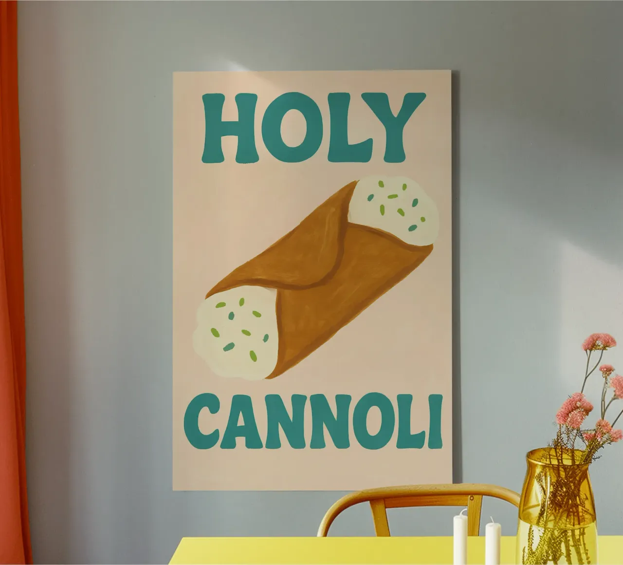 Holy Cannoli – Süßes Statement canvas by Grande Bellezza