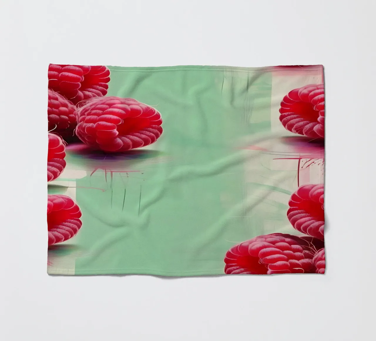 Lamponi_stile_A_4 coperta in pile da Pink- und LoveArt by LK