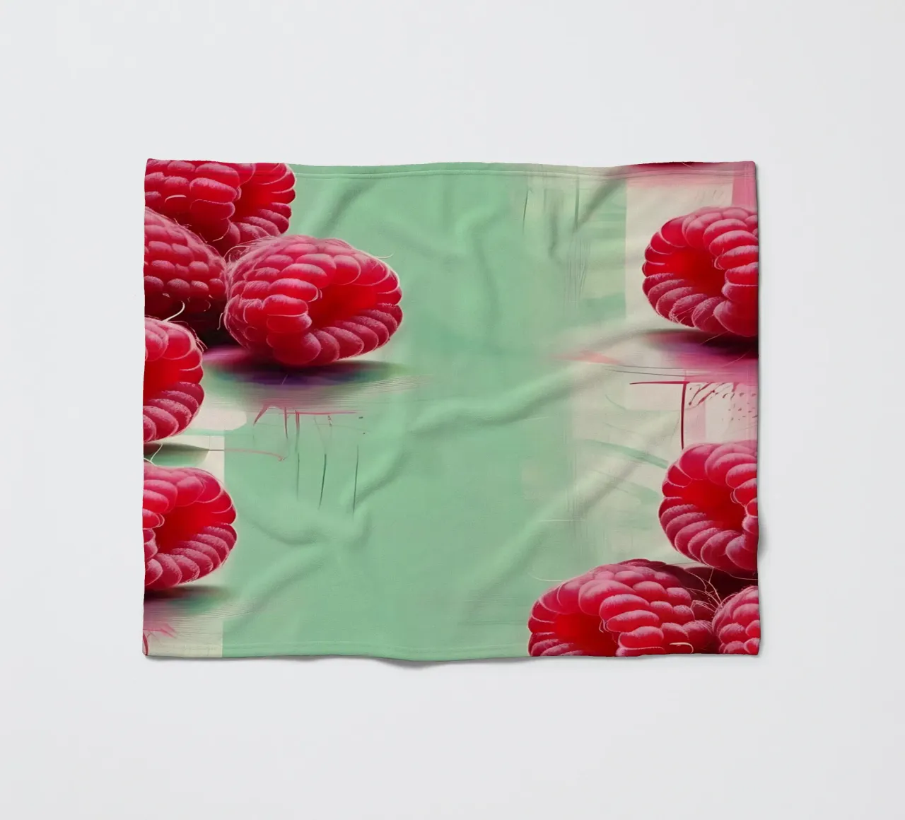 Lamponi_stile_A_4 coperta in pile da Pink- und LoveArt by LK