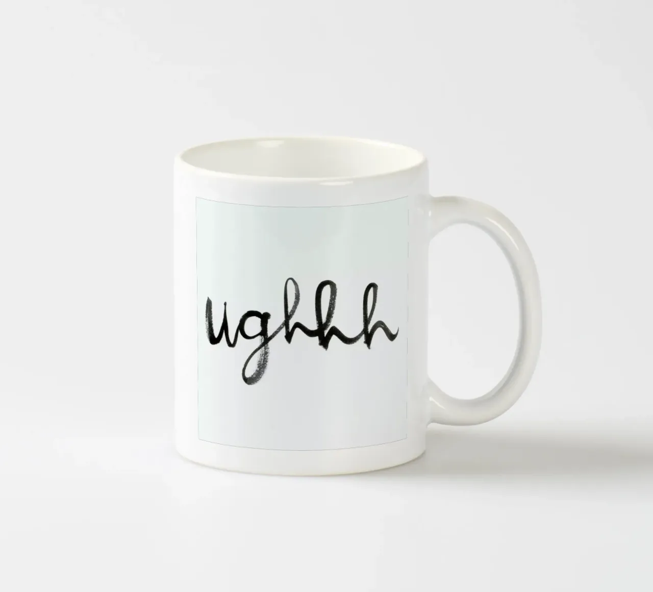 Ughhh tazza in ceramica da Dead Language