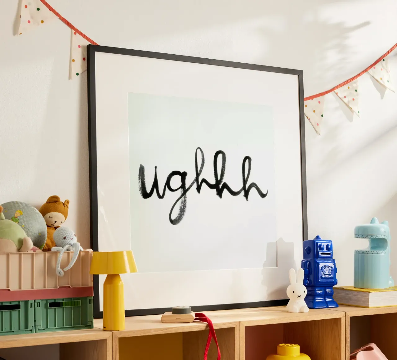 Ughhh poster con telaio in alluminio da Dead Language