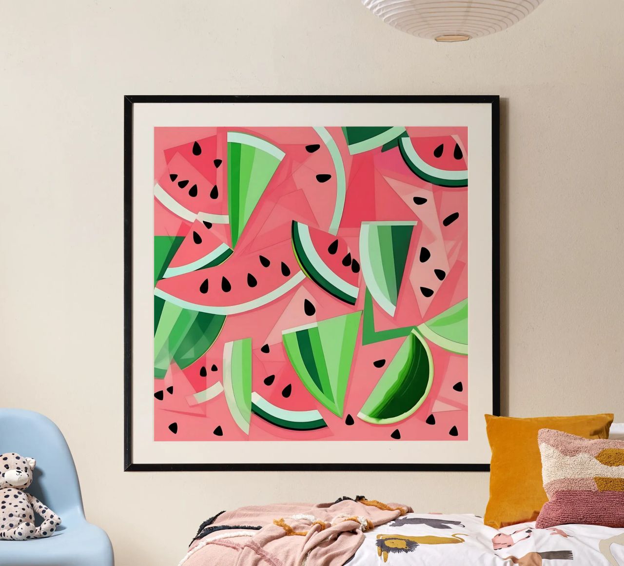 Watermelon_Style_A_1 poster by Pink- und LoveArt by LK