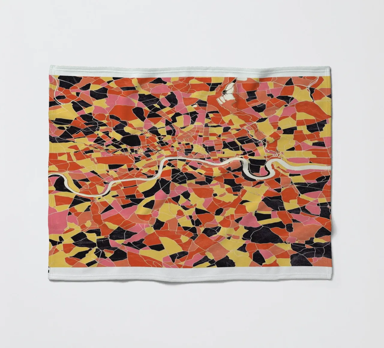 London II fleece blanket by The Cartography Collection