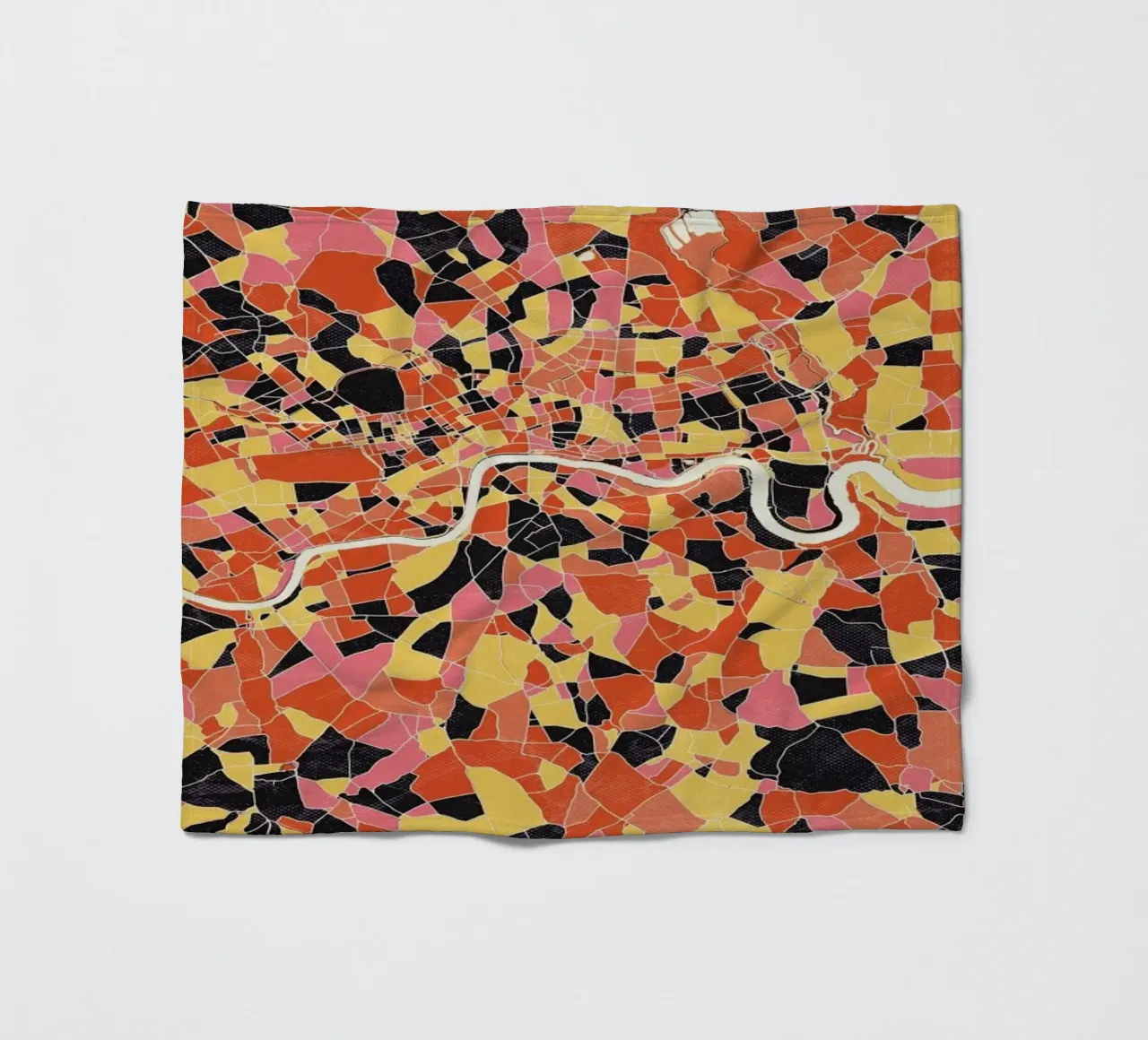 London II fleece blanket by The Cartography Collection