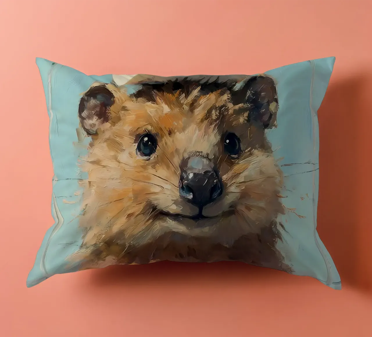 Quokka con carta igienica cuscino da Adrian Patel