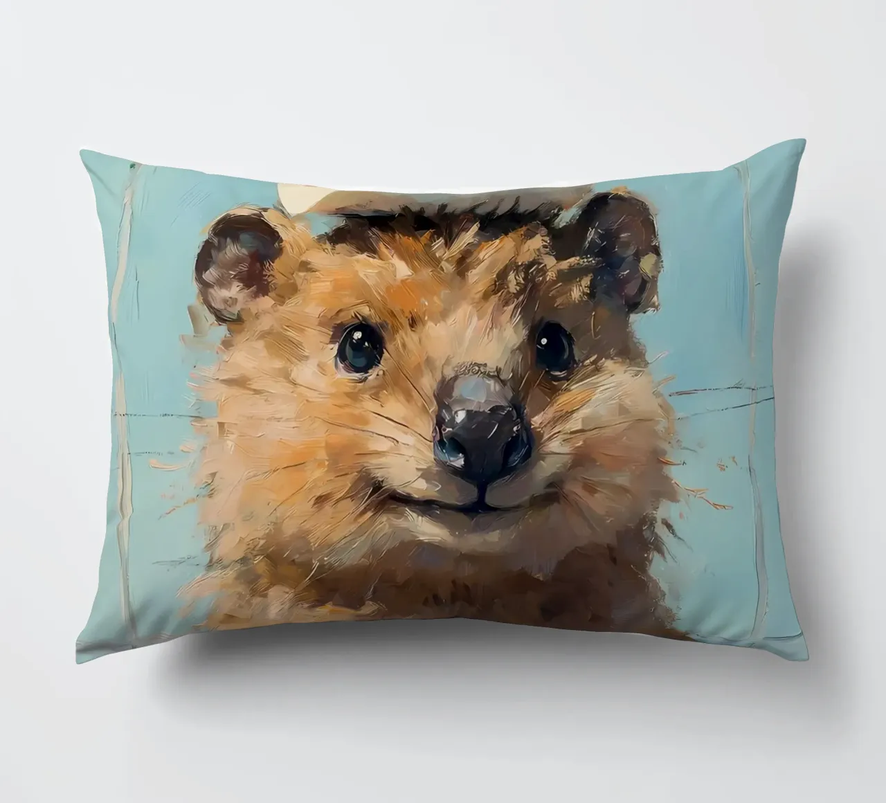 Quokka con carta igienica cuscino da Adrian Patel