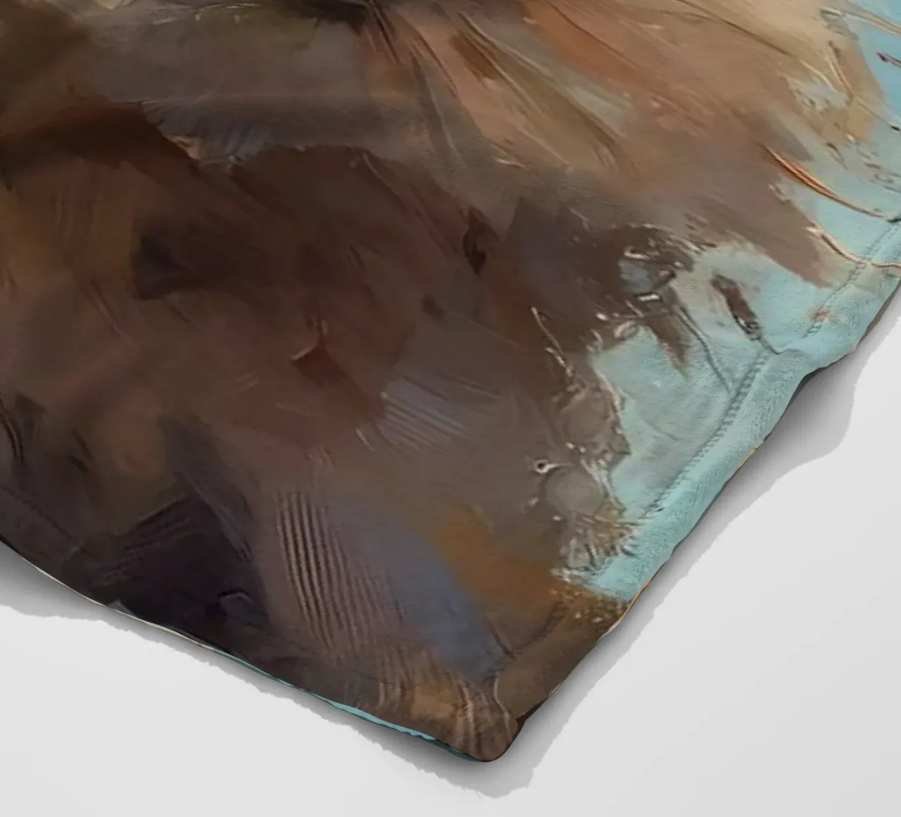 Quokka with Toilet Paper fleece blanket by Adrian Patel