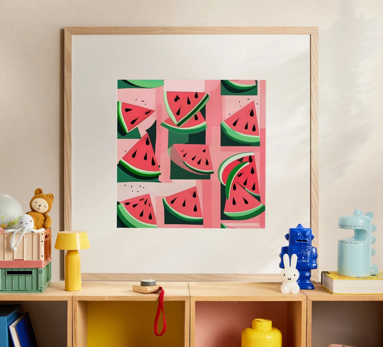 Watermelon_Style_A_2 poster by Pink- und LoveArt by LK