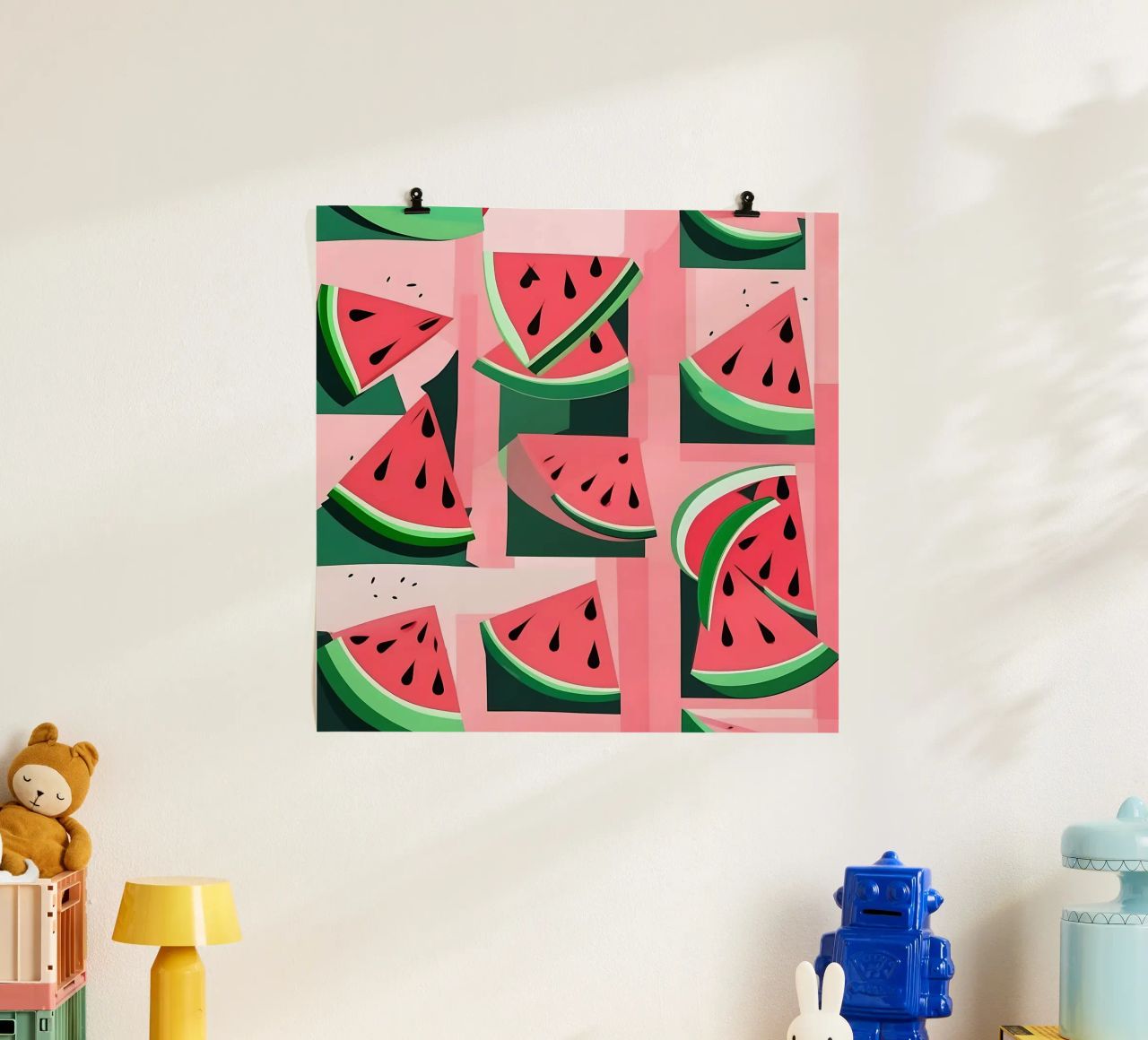 Watermelon_Style_A_2 poster by Pink- und LoveArt by LK